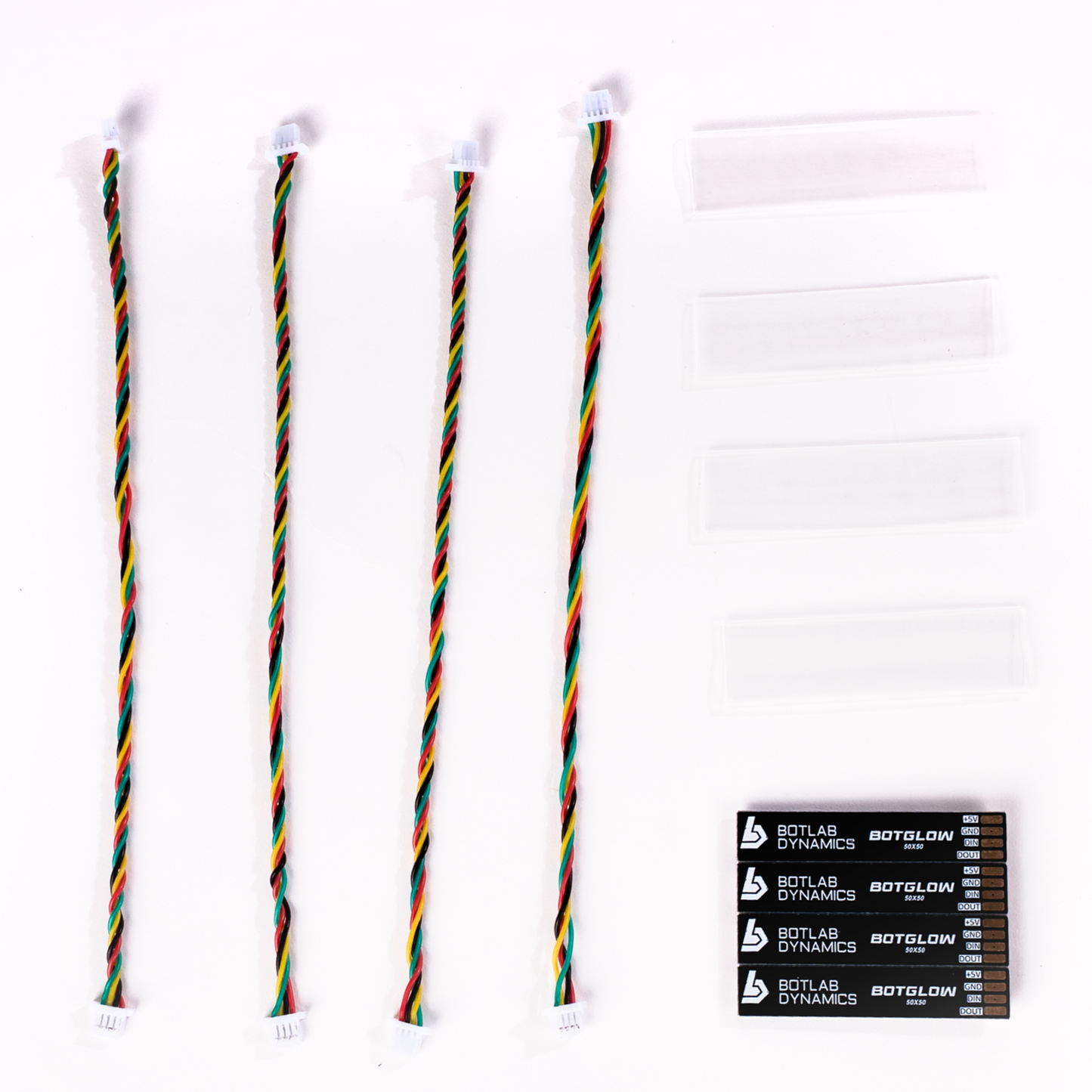 BotGlow high-output LED drone light module mounted on drone frame.