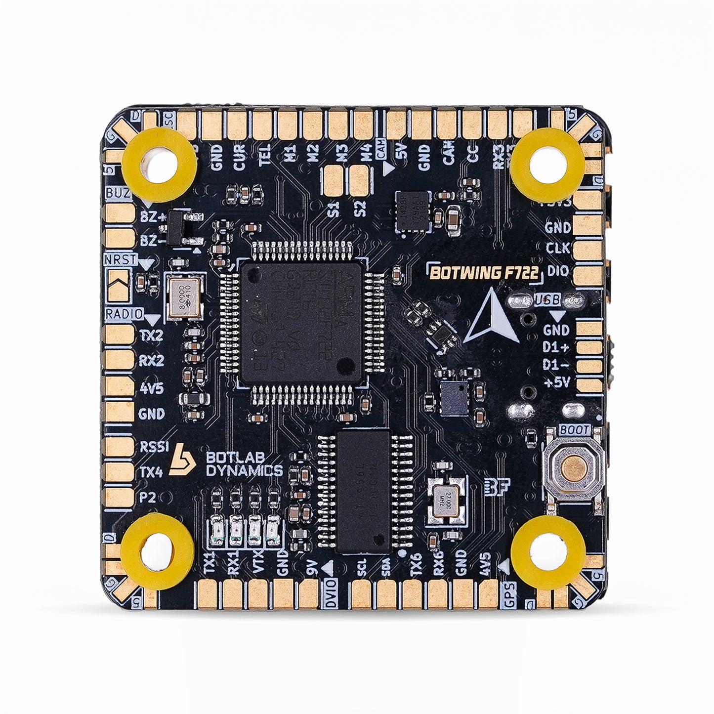 BotStack BotWing F722 FC Solderless Design and BotDrive AM32 ESC 55 Amps