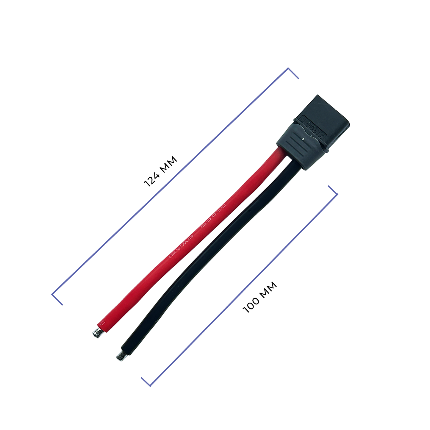 XT60 Connector with Cable 12 AWG AMASS
