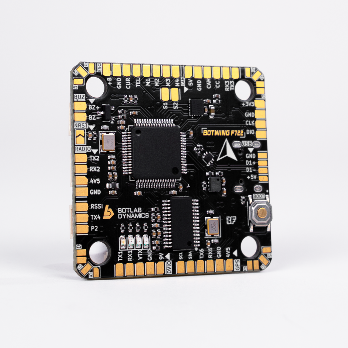 BotWing F7 advanced solderless flight controller with F7 processor.