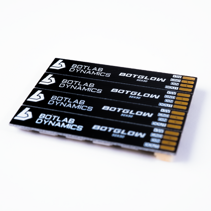 BotGlow high-output LED drone light module mounted on drone frame.