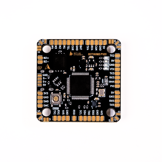 Buy BotWing F4 flight controller board designed for drones, featuring compact layout.