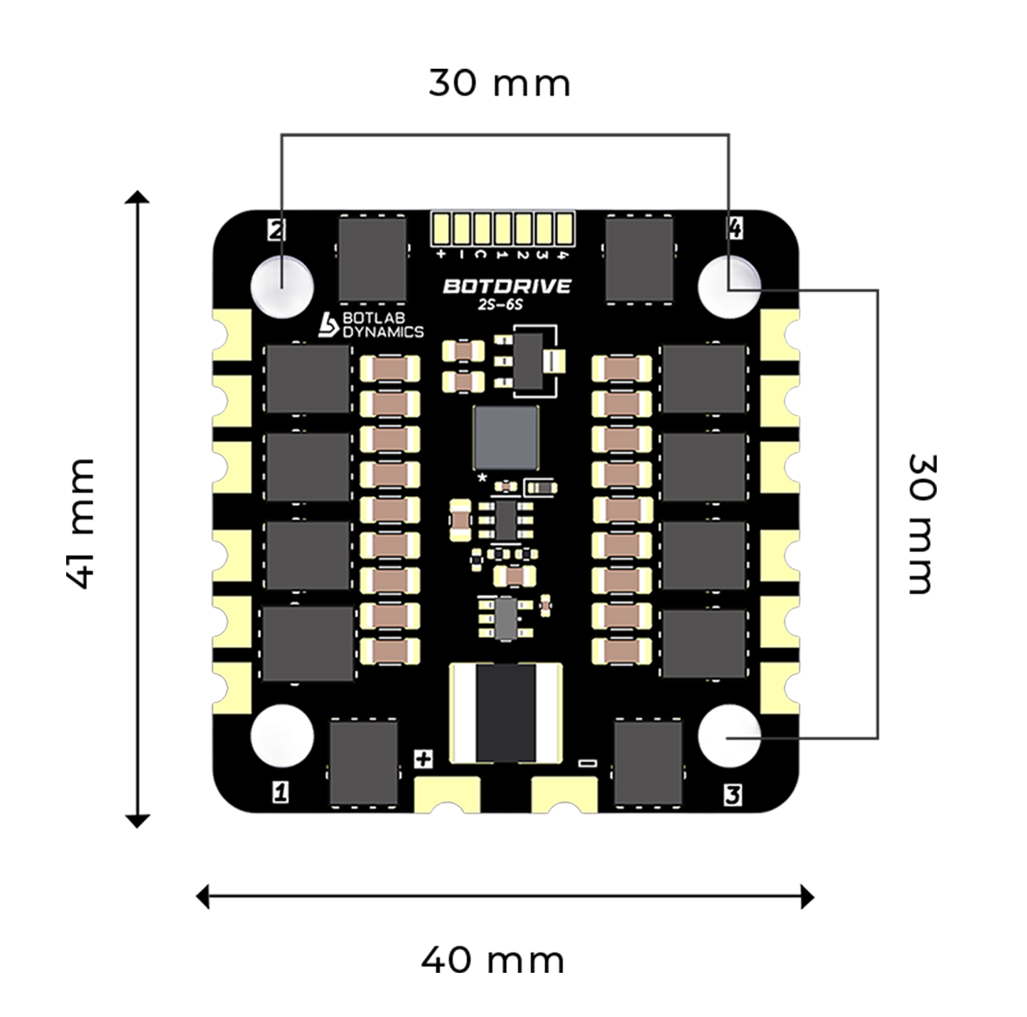 BotDrive 50A 8-bit 4-in-1 ESC