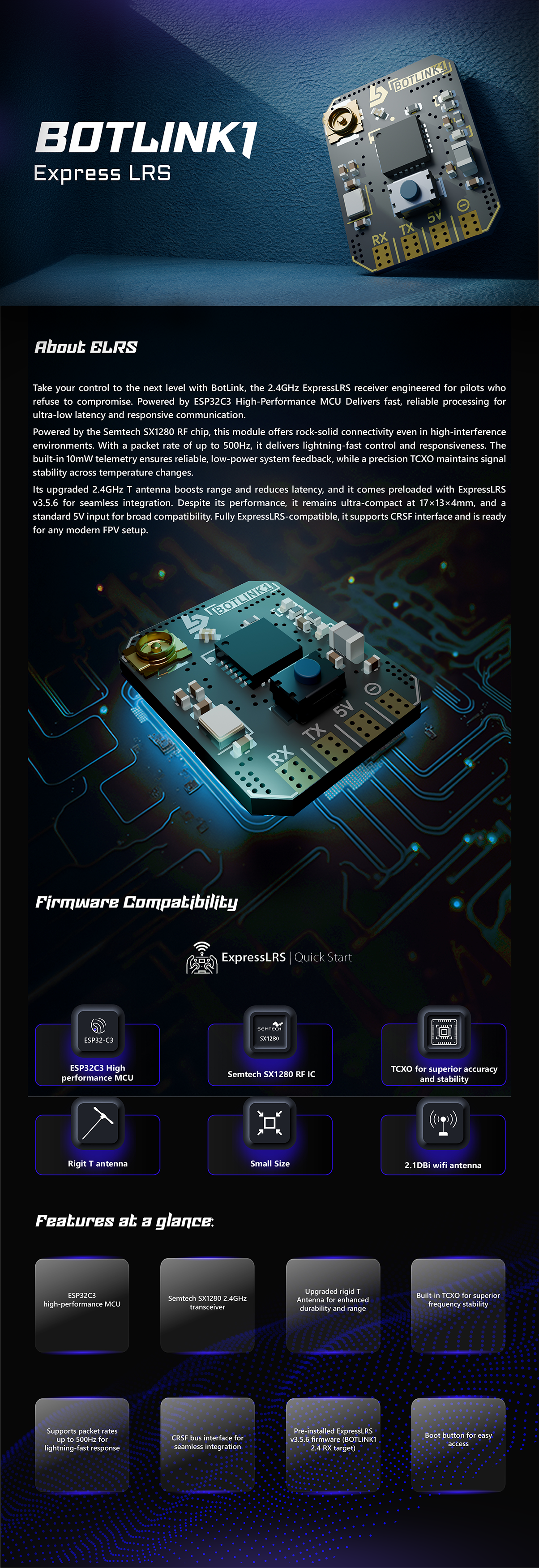 BotLink ELRS Receiver