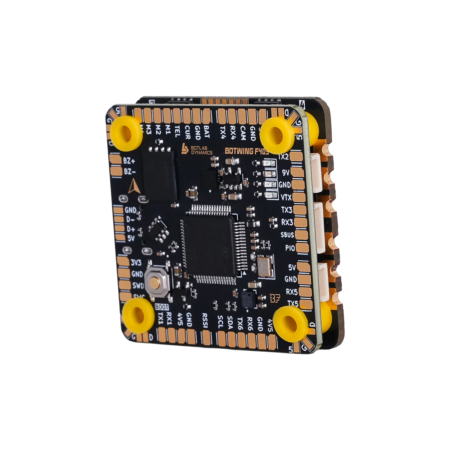 BotStack BotWing F405 FC Solderless Design and BotDrive AM32 ESC 55 Amps