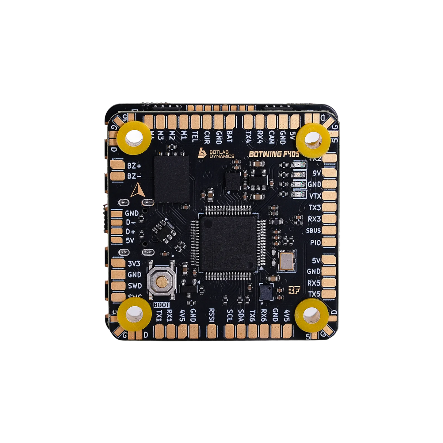 BotStack BotWing F405 FC Solderless Design and BotDrive AM32 ESC 55 Amps