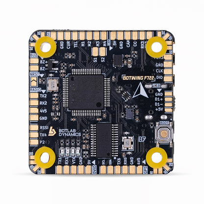 BotStack BotWing F722 FC Solderless Design and BotDrive 8-bit ESC 50 Amps