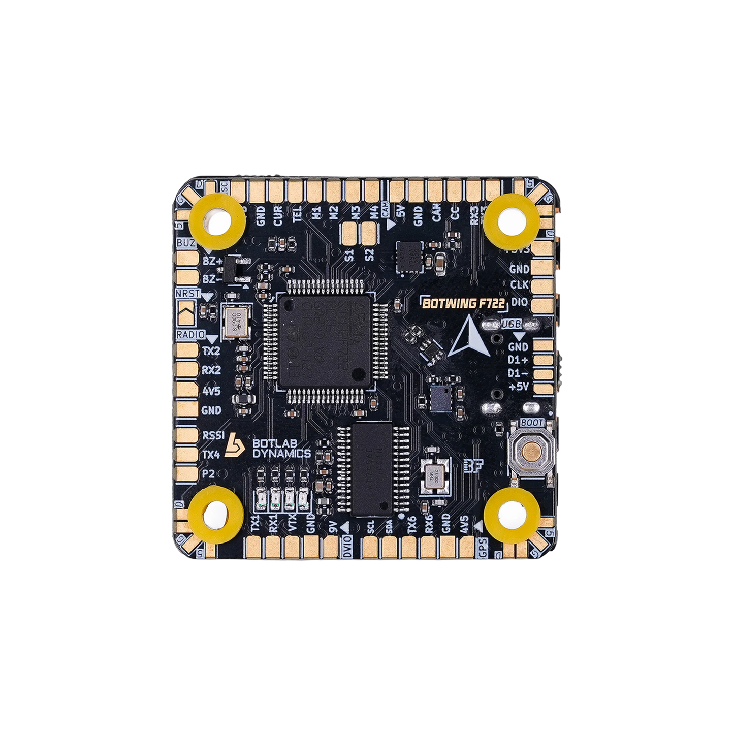 BotStack BotWing F722 FC Solderless Design and BotDrive AM32 ESC 55 Amps