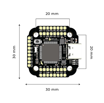 BotWing F722 Mini Flight Controller