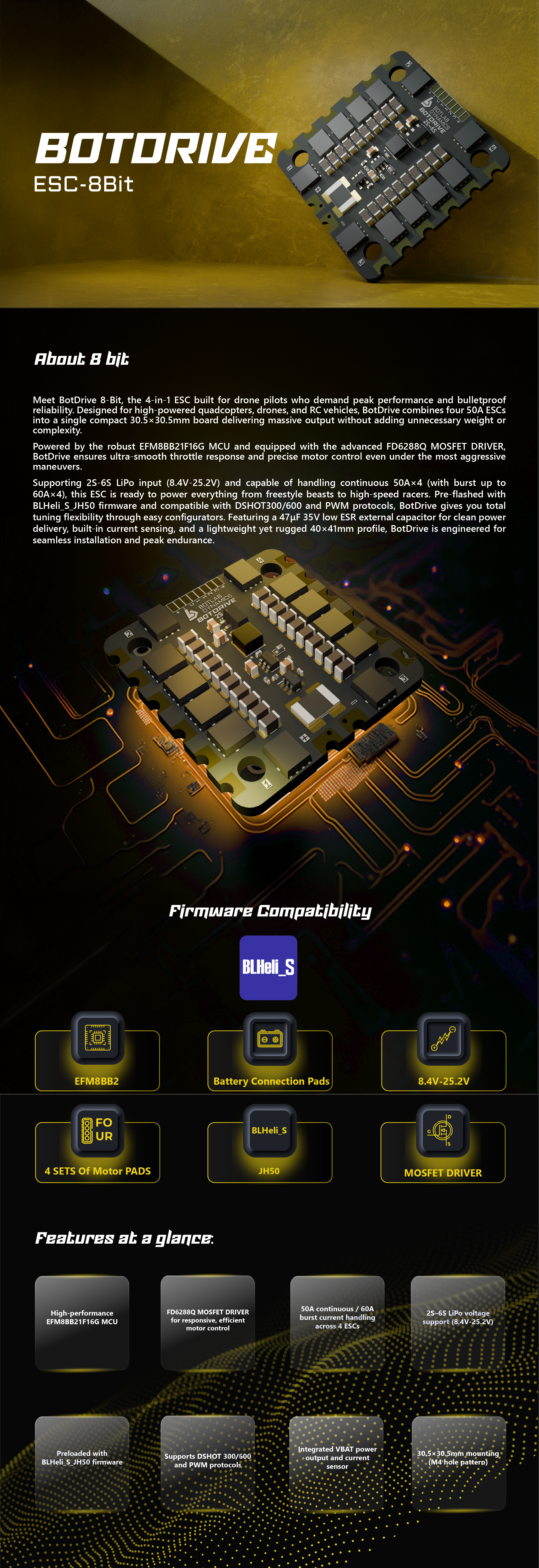 BotDrive 8-bit ESC
